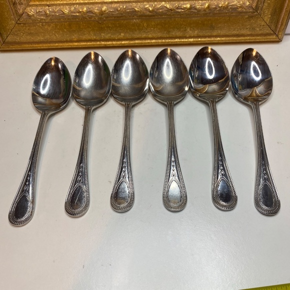 6 Towle Georgian House Bateman Stainless 18/8 Soup Spoon Japan - Picture 3 of 10